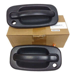 2 PCS Exterior Outside Door Handle Front Driver & Passenger Chevy GMC Cadillac